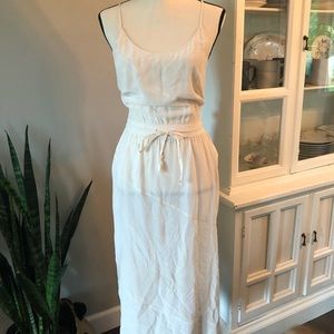 Wilfred silk racer back dress